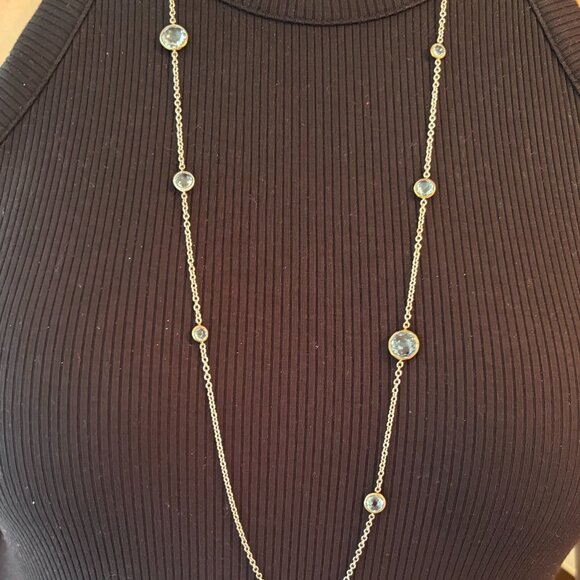 IPPOLITA Sterling Silver Rock Candy® Lollipop Station Necklace in Blue Topaz - Picture 5 of 5